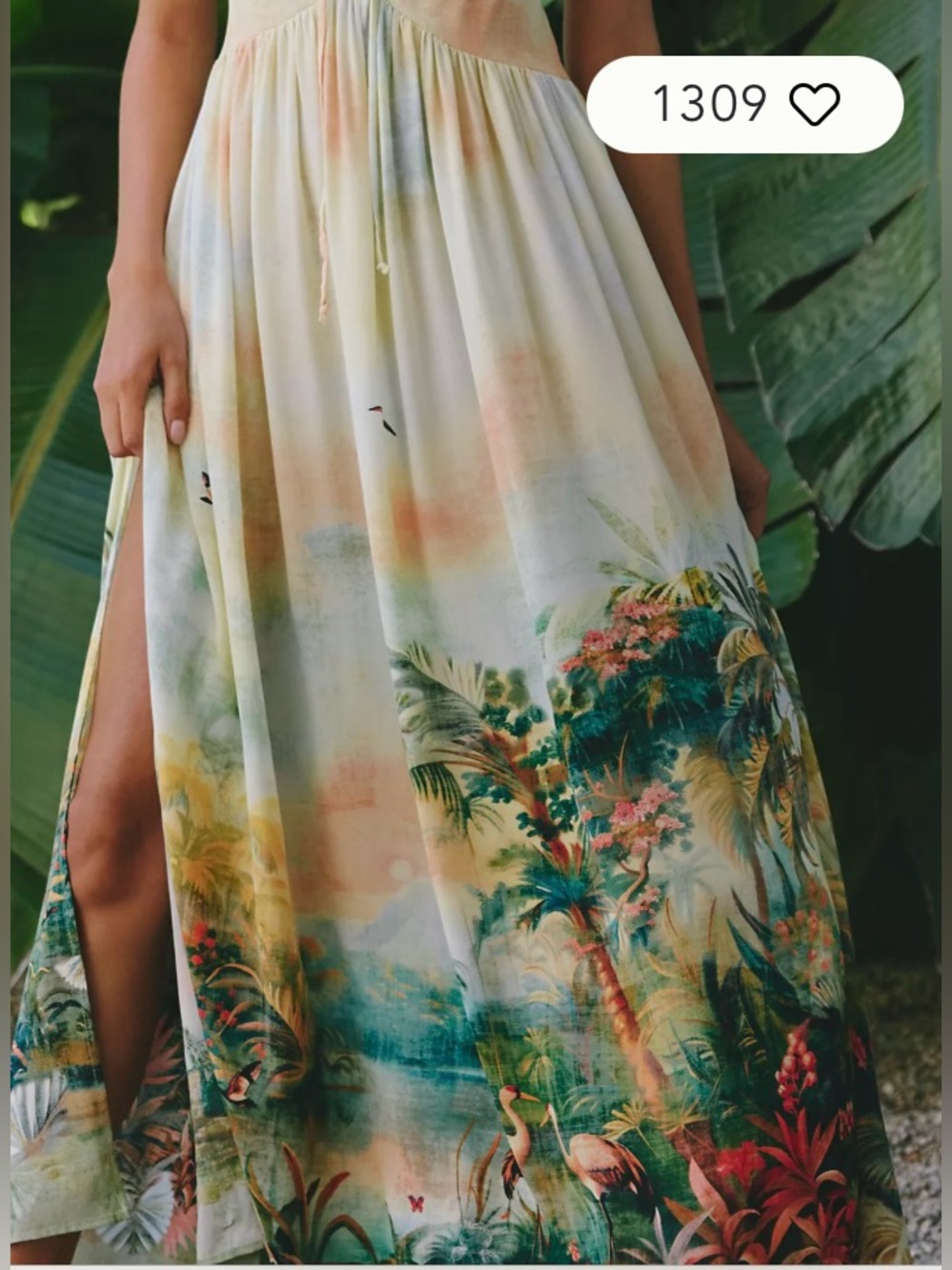 Anthropologie Celandine Sleeveless Scenic Maxi Dress - Picture 3 of 9